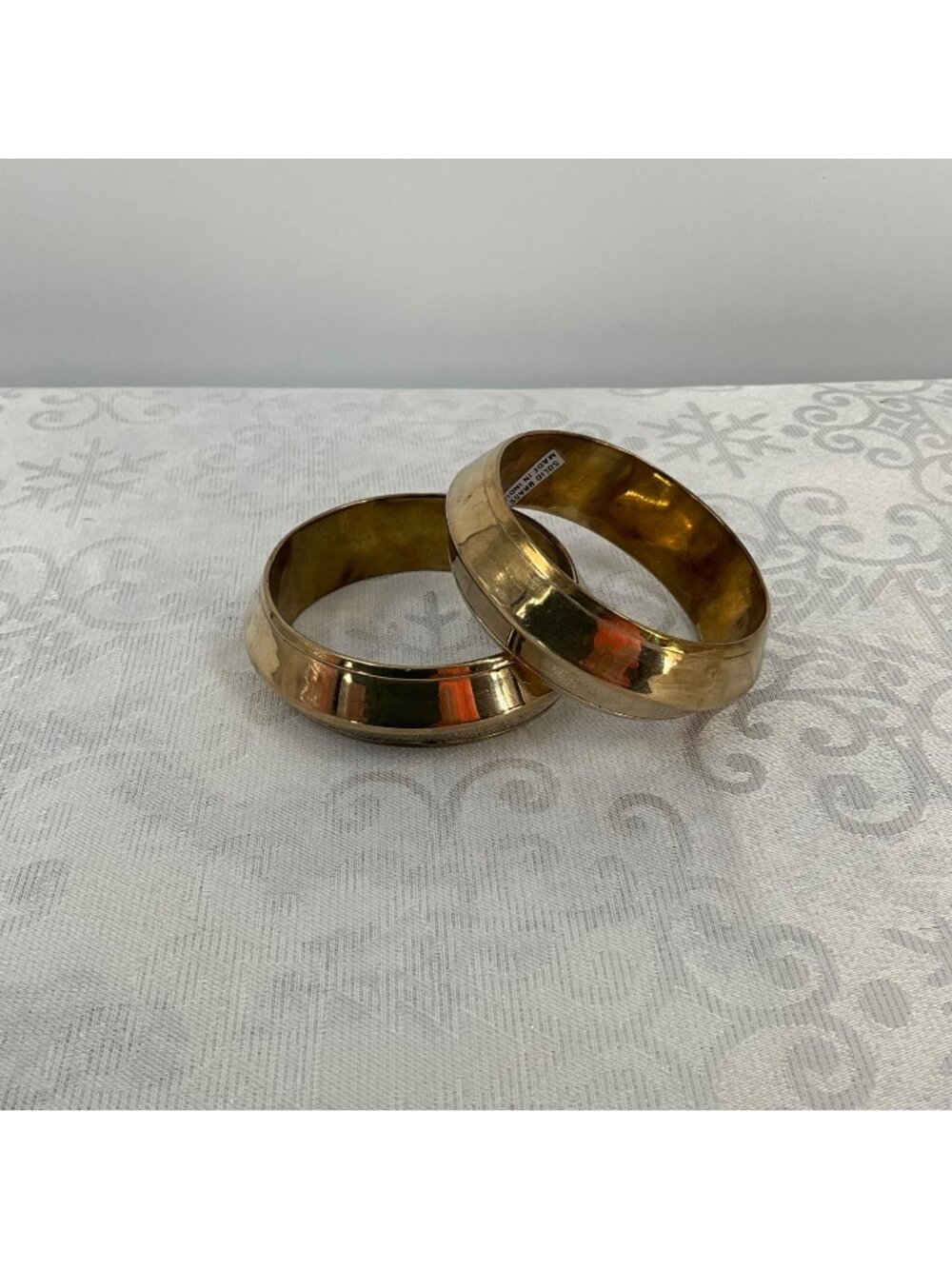 Brass Bangles Set‎ Of Two Made In India